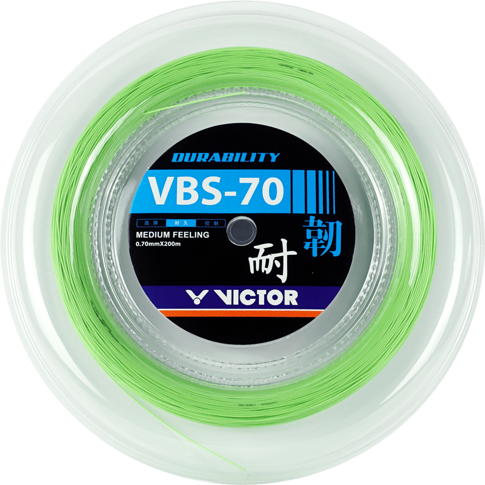 Bobine cordage de badminton Victor VBS-70 couleur vert fluo