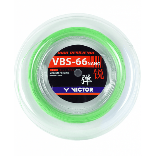 Bobine Cordage de Badminton Victor VBS-66N (200m)_Vert