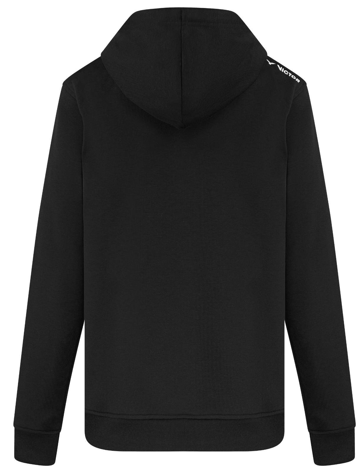 Sweat Victor V-23400 noir zippé pour le badminton, confortable et respirant