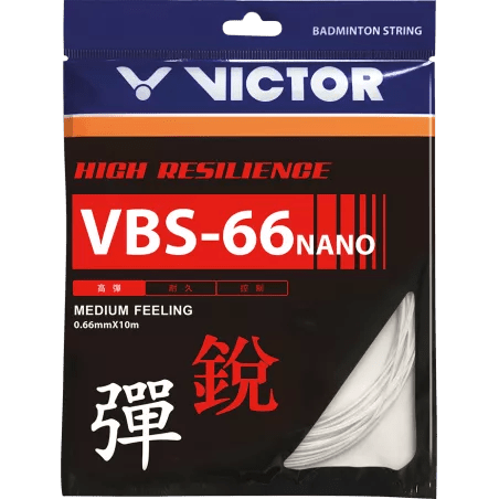 Cordage haute technologie Victor VBS-66 Nano - BADMINLAND