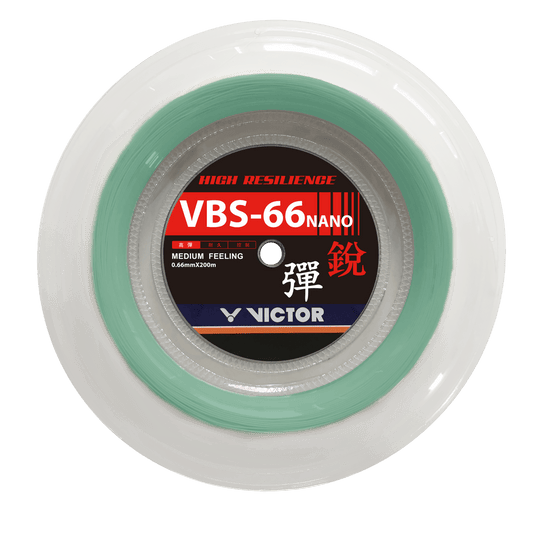 Bobine Cordage de Badminton Victor VBS-66N (200m)_Vert d'eau