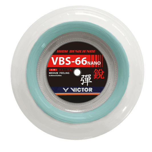 Bobine Cordage de Badminton Victor VBS-66N (200m) Light Blue 