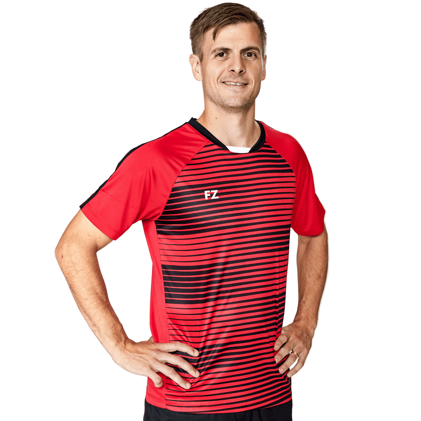 Men's T-shirt - FZ Forza Lester 4009 Chinese Red