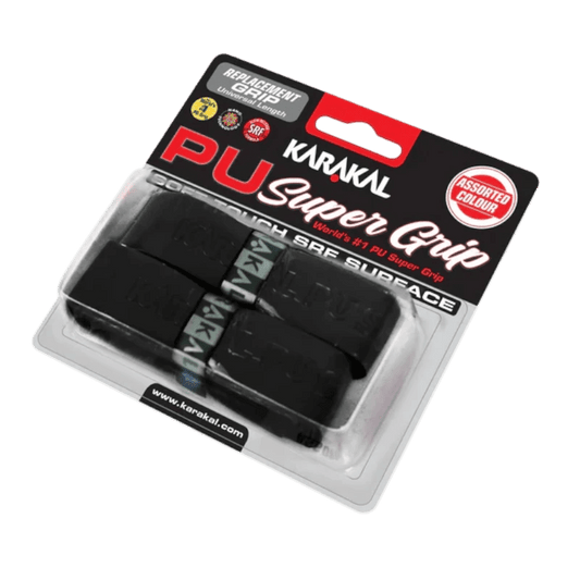Emballage du pack de 2 grips de remplacement Karakal PU Super Grip