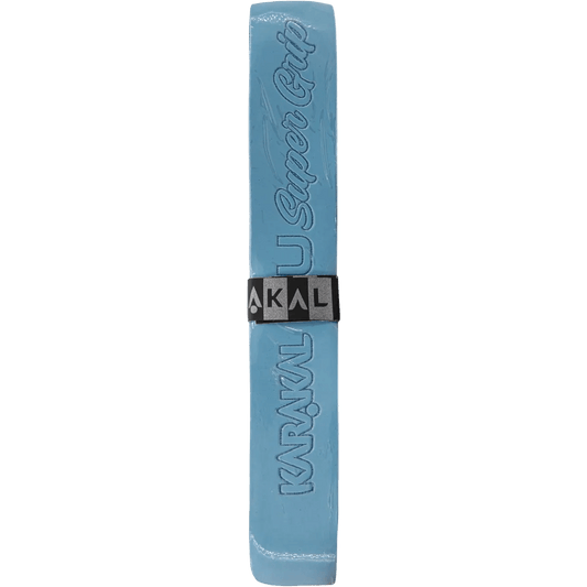 Grip de badminton Karakal PU Super bleu ciel uni vendu à l'unité