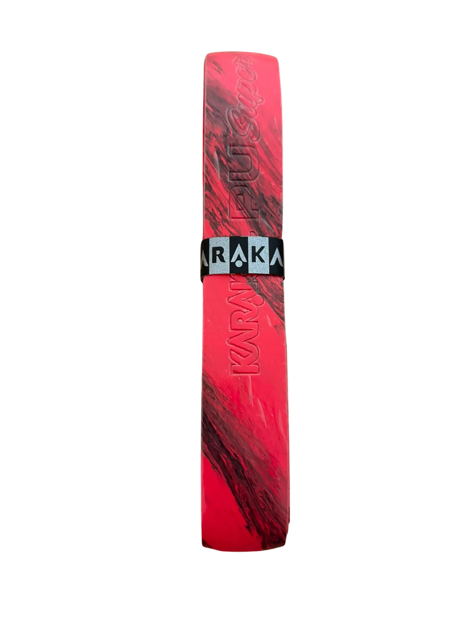 Grip de badminton Karakal PU Super bicolore rouge et noir