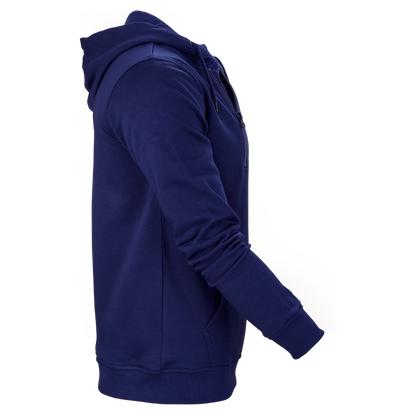 Sweat Victor V-03400B bleu zippé pour le badminton, confortable et respirant