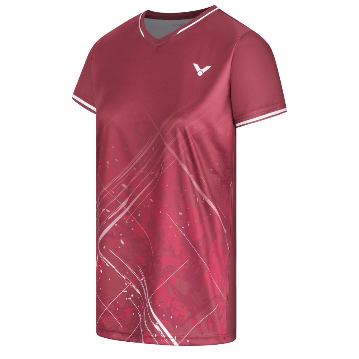 T-Shirt Femme Victor T-64103 D vue de profil badminton tenue sportive respirante légère