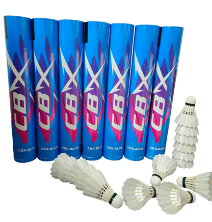 Volants de Badminton en Plume - CBX Blue- 77