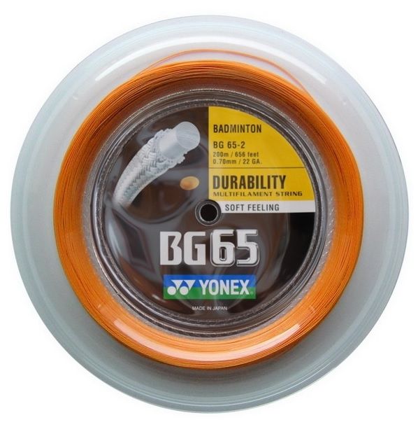 Bobine Yonex BG65 Orange 200m
